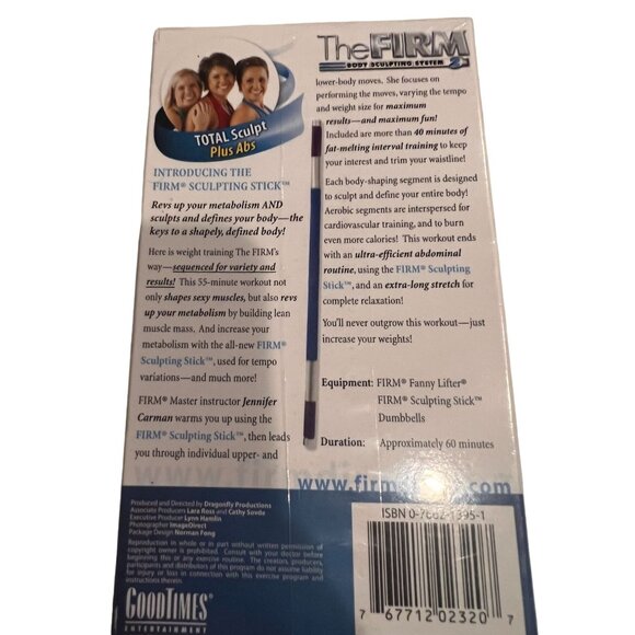 The Firm Body Sculpting System 2 - Total Sculpt Plus Abs and more! 3 VHS tapes - Picture 3 of 6